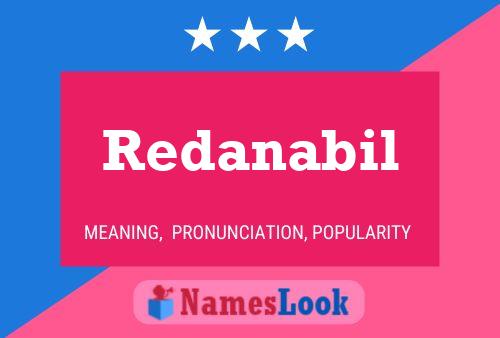 Redanabil Name Poster