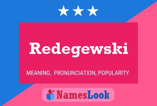 Redegewski Name Poster