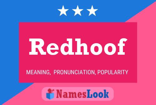 Redhoof Name Poster