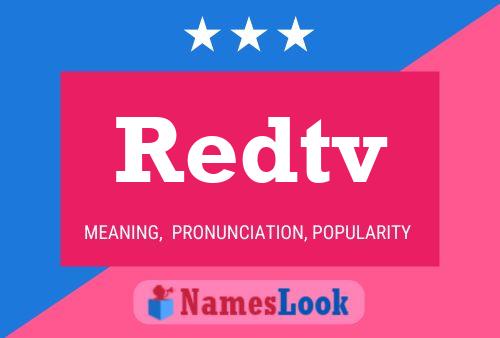 Redtv Name Poster