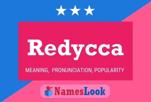 Redycca Name Poster