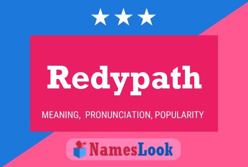 Redypath Name Poster