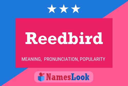 Reedbird Name Poster