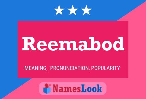 Reemabod Name Poster