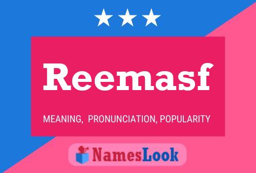 Reemasf Name Poster