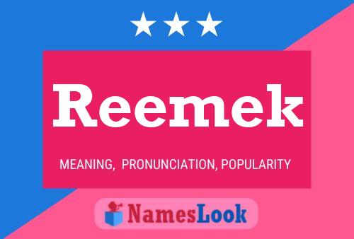 Reemek Name Poster