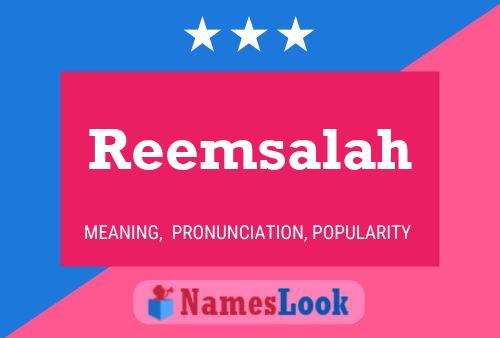 Reemsalah Name Poster