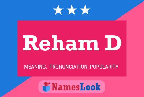 Reham D Name Poster