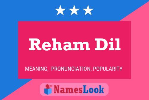 Reham Dil Name Poster