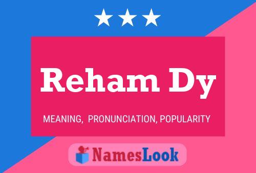 Reham Dy Name Poster