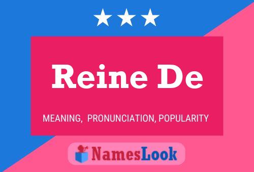 Reine De Name Poster