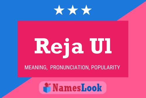 Reja Ul Name Poster