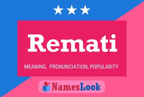 Remati Name Poster