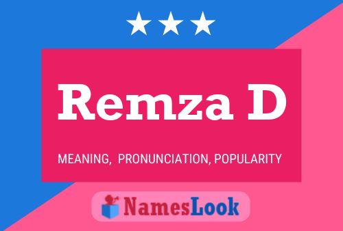 Remza D Name Poster