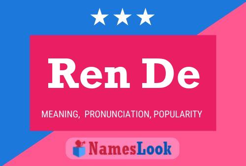 Ren De Name Poster