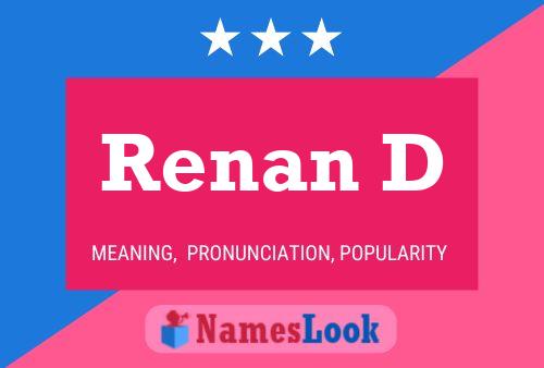 Renan D Name Poster