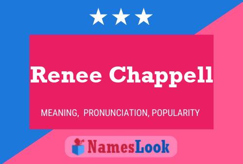 Renee Chappell Name Poster