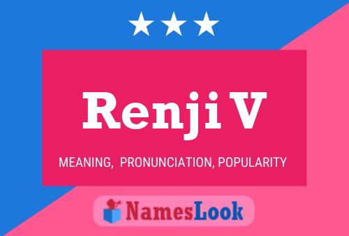 Renji V Name Poster