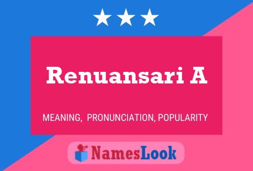 Renuansari A Name Poster