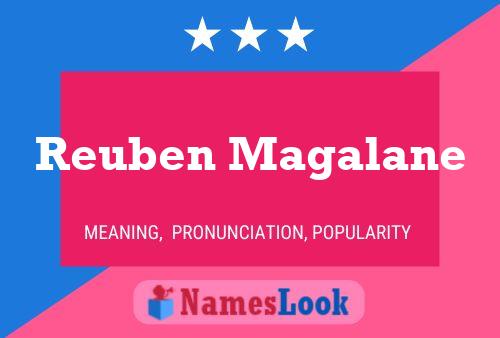 Reuben Magalane Name Poster