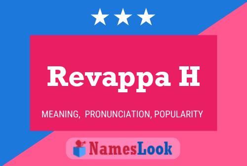 Revappa H Name Poster