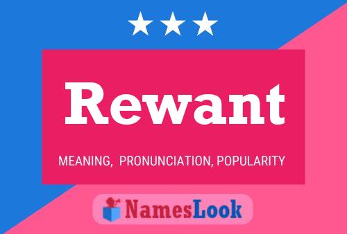 Rewant Name Poster