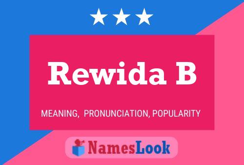 Rewida B Name Poster