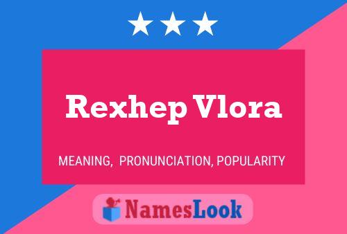 Rexhep Vlora Name Poster