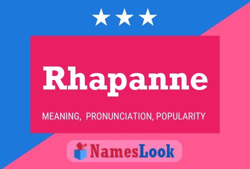 Rhapanne Name Poster