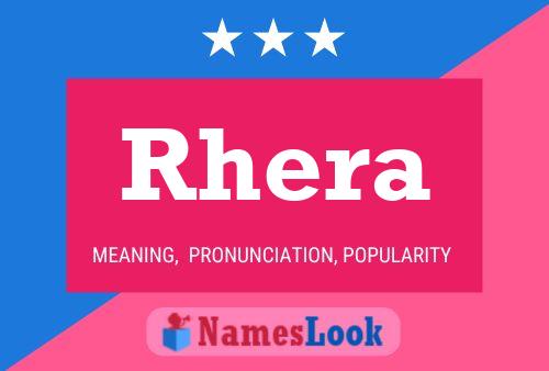 Rhera Name Poster