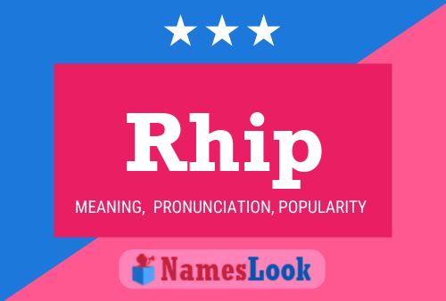 Rhip Name Poster