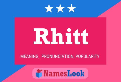 Rhitt Name Poster