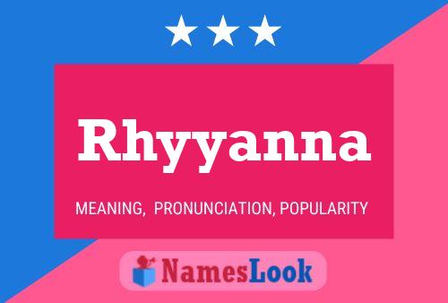 Rhyyanna Name Poster