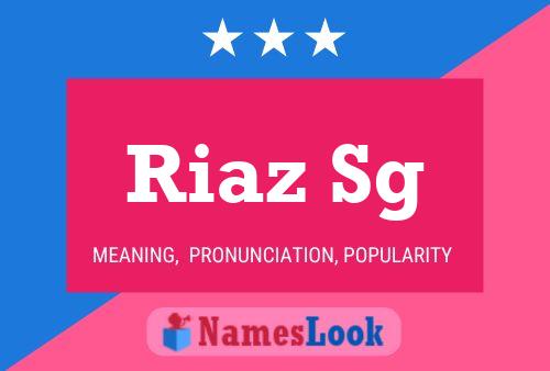 Riaz Sg Name Poster