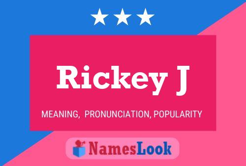 Rickey J Name Poster