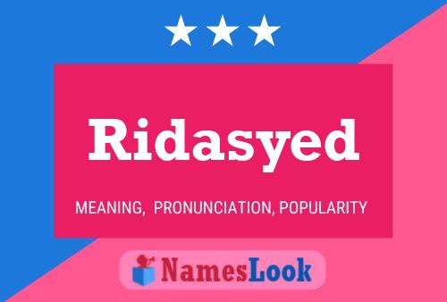 Ridasyed Name Poster