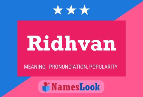 Ridhvan Name Poster