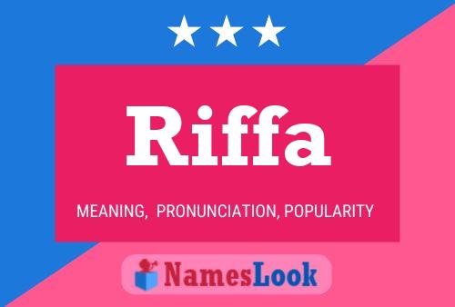 Riffa Name Poster