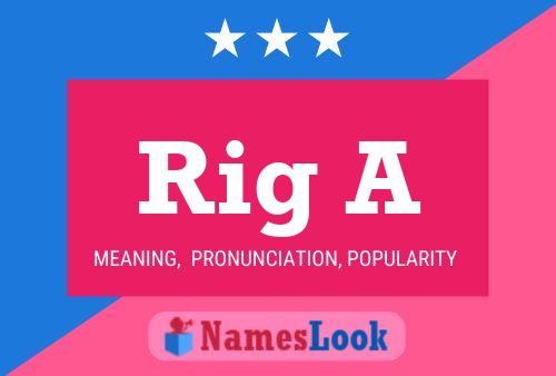 Rig A Name Poster