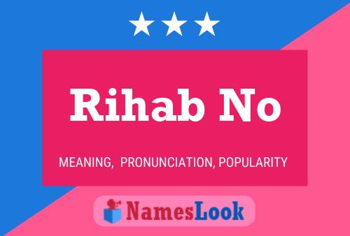 Rihab No Name Poster