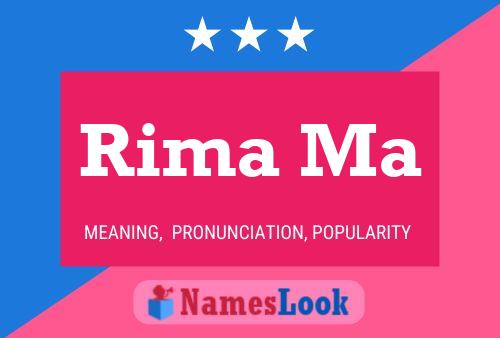 Rima Ma Name Poster