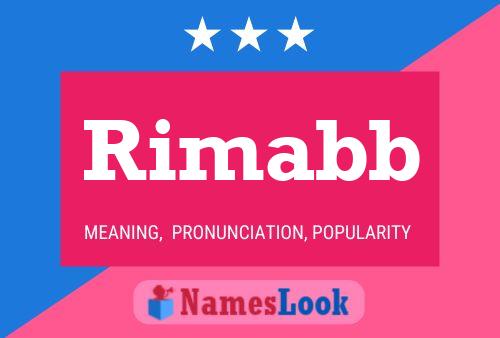 Rimabb Name Poster