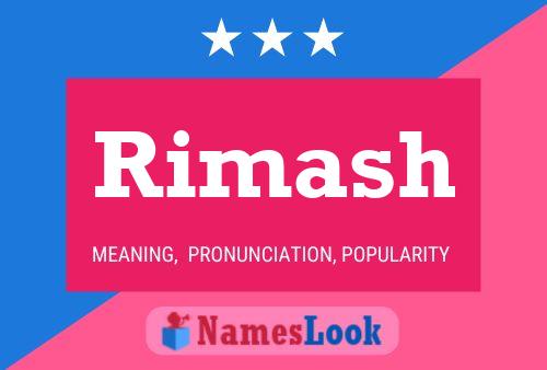 Rimash Name Poster