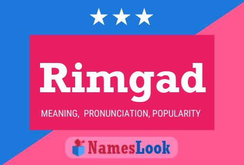 Rimgad Name Poster