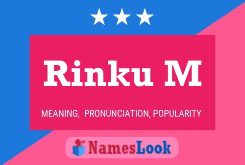 Rinku M Name Poster