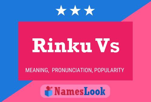 Rinku Vs Name Poster