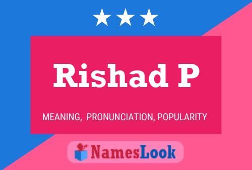 Rishad P Name Poster