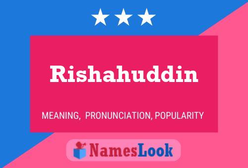 Rishahuddin Name Poster