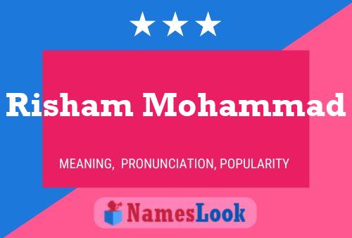 Risham Mohammad Name Poster