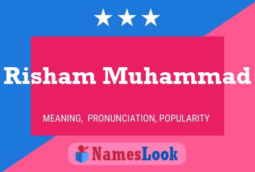 Risham Muhammad Name Poster